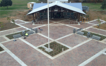 Grand Prairie Rest Area - Courtyard